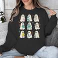 Halloween Science Teacher Student Ghost Laboratory Men Women Unisex Sweatshirt, Science Teacher Gifts, funny design