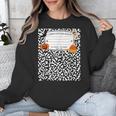 Halloween Teacher Composition Book Notebook Matching Group Unisex Sweatshirt, funny design Halloween Teacher Composition Book Notebook Matching Group Unisex Sweatshirt, funny design