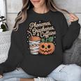 Halloween Teacher Phonemes Graphemes Caffeine Coffee Lover Unisex Sweatshirt, funny design Halloween Teacher Phonemes Graphemes Caffeine Coffee Lover Unisex Sweatshirt, funny design