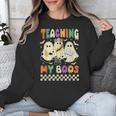 Halloween Teaching My Boos Cute Ghost Teacher Life Costume Unisex Sweatshirt, funny design