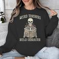 Halloween Weird Teachers Build Character Costume Men Women Unisex Sweatshirt, funny design Halloween Weird Teachers Build Character Costume Men Women Unisex Sweatshirt, funny design