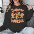 Hangin With My Cookies Gingerbread Men Women Xmas Teacher Unisex Sweatshirt, funny design Hangin With My Cookies Gingerbread Men Women Xmas Teacher Unisex Sweatshirt, funny design