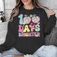Happy 100th Day Of School 100 Days Brighter Teachers Kids Unisex Sweatshirt, funny design Happy 100th Day Of School 100 Days Brighter Teachers Kids Unisex Sweatshirt, funny design