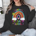 Happy 50th Days Of School Rainbow Teacher 50 Days Smarter Unisex Sweatshirt, funny design Happy 50th Days Of School Rainbow Teacher 50 Days Smarter Unisex Sweatshirt, funny design
