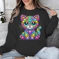 Happy Dot Day Colorful Polka Dot Cat Kitten Teachers Kids Unisex Sweatshirt, funny design Happy Dot Day Colorful Polka Dot Cat Kitten Teachers Kids Unisex Sweatshirt, funny design