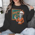 Haunted By 6-7 Six Seven 67 Math Teacher Halloween Skeleton Unisex Sweatshirt, funny design
