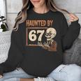 Haunted By 67 Halloween 67 Meme Six Seven Teacher Unisex Sweatshirt, funny design