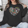 Heart Shape Art Teacher And Painting Sketching Artist Unisex Sweatshirt, funny design Heart Shape Art Teacher And Painting Sketching Artist Unisex Sweatshirt, funny design