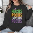 Hocus Pocus Everybody Focus Teacher Halloween Unisex Sweatshirt, funny design