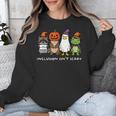 Inclusion Isn't Scary SLP Halloween Sped Teacher Animal Unisex Sweatshirt, funny design Inclusion Isn't Scary SLP Halloween Sped Teacher Animal Unisex Sweatshirt, funny design