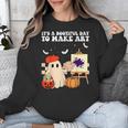 It's A Bootiful Day To Make Art Groovy Art Teacher Halloween Unisex Sweatshirt, Groovy Teacher Gifts, funny design It's A Bootiful Day To Make Art Groovy Art Teacher Halloween Unisex Sweatshirt, Groovy Teacher Gifts, funny design