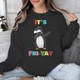 It's Fri-Yay Dabbing Penguin Friday Weekend Teacher Student Unisex Sweatshirt, funny design It's Fri-Yay Dabbing Penguin Friday Weekend Teacher Student Unisex Sweatshirt, funny design