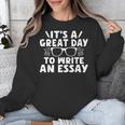 Its a Good Day To Write An Essay English Teacher Unisex Sweatshirt, English Teacher Gifts, funny design Its a Good Day To Write An Essay English Teacher Unisex Sweatshirt, English Teacher Gifts, funny design