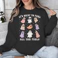 It’s Okay To Feel All The Feels Special Ed Teacher Halloween Unisex Sweatshirt, funny design