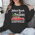 Jolliest Bunch Of Teachers This Side Of The Hallway Xmas PJ Unisex Sweatshirt, funny design Jolliest Bunch Of Teachers This Side Of The Hallway Xmas PJ Unisex Sweatshirt, funny design