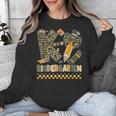 K Is For Kindergarten Teacher Coquette Bow Camo Unisex Sweatshirt, funny design K Is For Kindergarten Teacher Coquette Bow Camo Unisex Sweatshirt, funny design