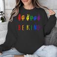 Be Kind Pride Sign Language Rainbow Teachers Interpreter ASL Unisex Sweatshirt, funny design