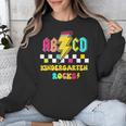 Kindergarten ABCD Rocks Teacher Student Back To School Unisex Sweatshirt, funny design Kindergarten ABCD Rocks Teacher Student Back To School Unisex Sweatshirt, funny design