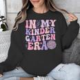In My Kindergarten Era Teacher Kids Back To School Kinder Unisex Sweatshirt, funny design