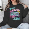 Kindergarten Is My Jam Cute Teacher Shirt 80's 90's Styl Unisex Sweatshirt, funny design Kindergarten Is My Jam Cute Teacher Shirt 80's 90's Styl Unisex Sweatshirt, funny design
