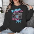 Kindergarten Is My Jam Vintage 80s Boombox Teacher Student Unisex Sweatshirt, funny design
