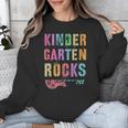 KINDERGARTEN ROCKS Teacher Crew Rock Star Kinder Team Unisex Sweatshirt, funny design