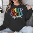 Kindergarten Squad Team Crew Teacher Back To School Unisex Sweatshirt, funny design Kindergarten Squad Team Crew Teacher Back To School Unisex Sweatshirt, funny design