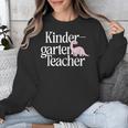 Kindergarten Teacher Dinosaur Back To School Unisex Sweatshirt, funny design