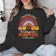 Kindergarten Teacher Pumpkin Patch Cute Unisex Sweatshirt, funny design