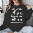 Let's Eat Kids Fun Dinosaurs Grammar Teacher Unisex Sweatshirt, funny design Let's Eat Kids Fun Dinosaurs Grammar Teacher Unisex Sweatshirt, funny design