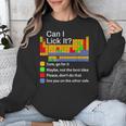 Can I Lick It Periodic Table Chemistry Teachers Unisex Sweatshirt, funny design