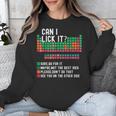 Can I Lick It Periodic Table Science Teacher Chemistry Unisex Sweatshirt, Science Teacher Gifts, funny design