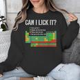 Can I Lick It Periodic Table Science Teacher Student Unisex Sweatshirt, Science Teacher Gifts, funny design Can I Lick It Periodic Table Science Teacher Student Unisex Sweatshirt, Science Teacher Gifts, funny design