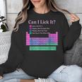 Can I Lick It Periodic Table Teacher Student Kids Unisex Sweatshirt, funny design Can I Lick It Periodic Table Teacher Student Kids Unisex Sweatshirt, funny design