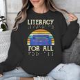 Literacy For All Visually Impaired Braille Teacher The Blind Unisex Sweatshirt, funny design Literacy For All Visually Impaired Braille Teacher The Blind Unisex Sweatshirt, funny design