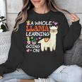 Llama Learning T Shirt Teachers Students Alpaca Lovers Unisex Sweatshirt, funny design Llama Learning T Shirt Teachers Students Alpaca Lovers Unisex Sweatshirt, funny design