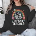 I Love Bee-Ing An Infant Teacher Toddler Teaching Unisex Sweatshirt, funny design