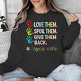 Love Daycare Provider Childcare Teacher Tie Dye Unisex Sweatshirt, funny design Love Daycare Provider Childcare Teacher Tie Dye Unisex Sweatshirt, funny design