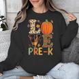 Love Pre-k Teacher Shirts Autumn Fall Pumpkin Fall Leopard Unisex Sweatshirt, funny design Love Pre-k Teacher Shirts Autumn Fall Pumpkin Fall Leopard Unisex Sweatshirt, funny design