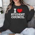 I Love Student Council Student Teacher Unisex Sweatshirt, funny design I Love Student Council Student Teacher Unisex Sweatshirt, funny design