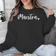 Maestra Cute Bilingual Spanish Teacher Unisex Sweatshirt, funny design Maestra Cute Bilingual Spanish Teacher Unisex Sweatshirt, funny design