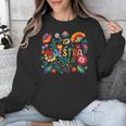 Maestra Flowers Spanish Teacher Cinco De Mayo Unisex Sweatshirt, funny design
