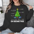 Math Geometry Christmas Tree Geometree Teacher Unisex Sweatshirt, funny design