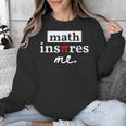 Math Inspires Me Spelled With Pi Day Teacher Unisex Sweatshirt, funny design Math Inspires Me Spelled With Pi Day Teacher Unisex Sweatshirt, funny design