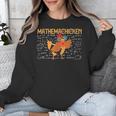 Math Nerd The Mathemachicken a Math Teacher Unisex Sweatshirt, funny design