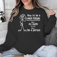 How To Be A Math Person Math Teacher Unisex Sweatshirt, funny design How To Be A Math Person Math Teacher Unisex Sweatshirt, funny design