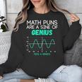 Math Puns Are a Sine Of Genius Math Teacher T-Shirt Unisex Sweatshirt, funny design