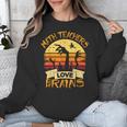 Math Teacher Shirt Math Teachers Love Brains Halloween Math For Men Women Unisex Sweatshirt, funny design