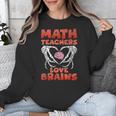 Math Teachers Love Brains Scary Halloween Men Women Unisex Sweatshirt, funny design Math Teachers Love Brains Scary Halloween Men Women Unisex Sweatshirt, funny design