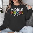 Middle School Crew Retro Teacher Student Vintage Unisex Sweatshirt, funny design Middle School Crew Retro Teacher Student Vintage Unisex Sweatshirt, funny design
